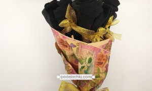 Букет роз из носков – подарок для мужчины