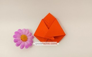 Поделка к Масленице – кукла мотанка оригами