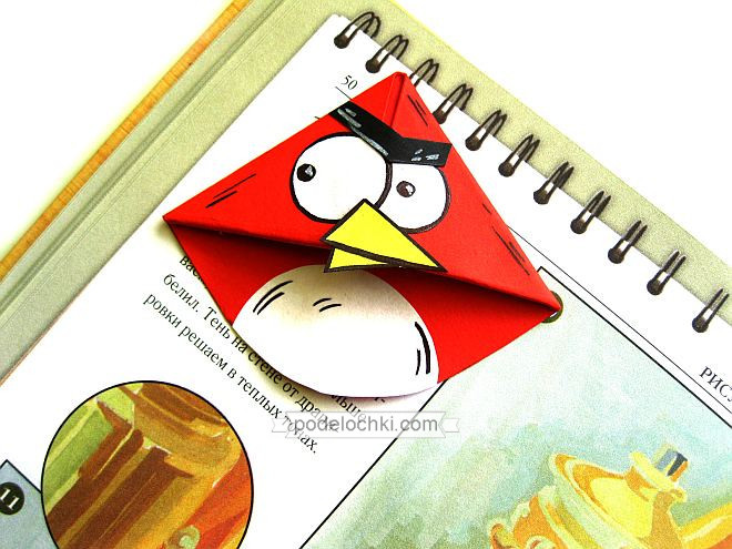 закладка Angry Birds